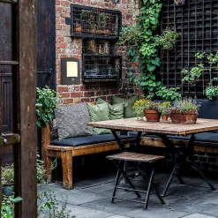 Applique murale extérieure anthracite avec détecteur de mouvement IP44 - Emmerald 1