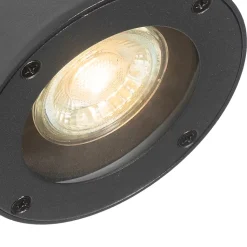 Applique murale extérieure moderne noire IP44 orientable - Ciara