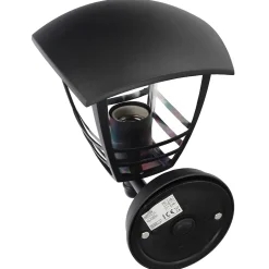 Applique murale extérieure IP44 E27 noire Imma Black UP applique extérieure luminaire mural extérieur lampe murale extérieure