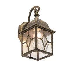 Applique murale extérieure romantique en bronze - Londres