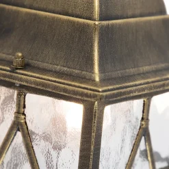 Applique murale extérieure romantique en bronze - Londres