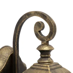 Applique murale extérieure romantique en bronze - Londres