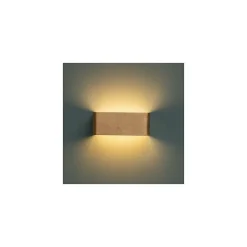 Applique murale feuille d'or LED - 20 cm - Quadra