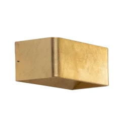 Applique murale feuille d'or LED - 20 cm - Quadra