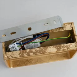 Applique murale feuille d'or LED - 20 cm - Quadra