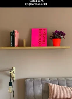 Applique murale FIX en bois avec 1xE27 - Noir - Lucide