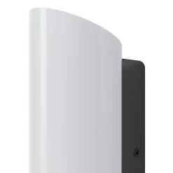 Applique murale Foldtube LED intégrée 700lm 12.5W IP44 GoodHome gris anthracite