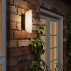 Applique murale Foldtube LED intégrée 700lm 12.5W IP44 GoodHome gris anthracite