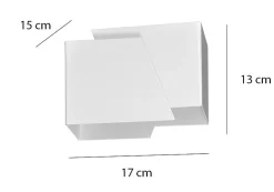 Applique murale FROST WHITE, Emibig Lighting, Fabriqué en EU