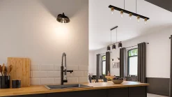 Applique murale Gammuse E27 IP20 noir