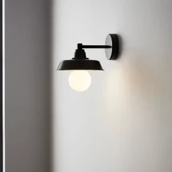 Applique murale Gammuse E27 IP20 noir