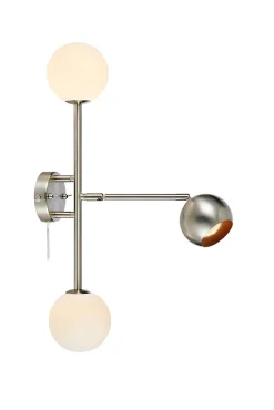 Applique murale, G9/GU10, 20W max, IP20, acier & blanc - Markslöjd - Beside