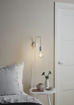 Applique murale Ghlin E27 IP20 blanc