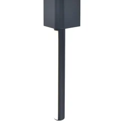 Applique murale Grego LED intégrée 800lm 12.5W IP44 GoodHome gris anthracite
