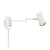 Applique murale GU10 métal blanche orientable avec bras flexible - Markslöjd - Costilla
