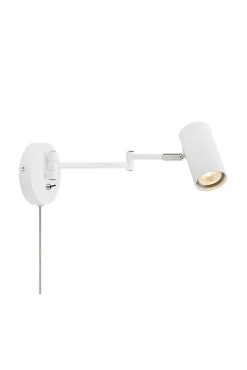 Applique murale GU10 métal blanche orientable avec bras flexible - Markslöjd - Costilla