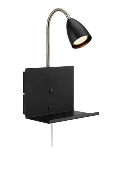 Applique murale GU10 7W IP20 noir - Markslöjd - Cuarto