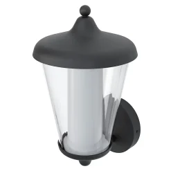 Applique murale Haro LED intégrée 1000lm 11W IP44 GoodHome gris anthracite