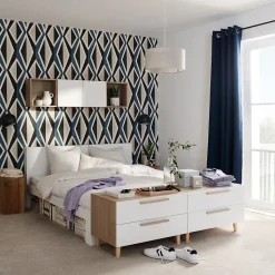 Applique murale incandescent Zosca GoodHome E27 noir mat