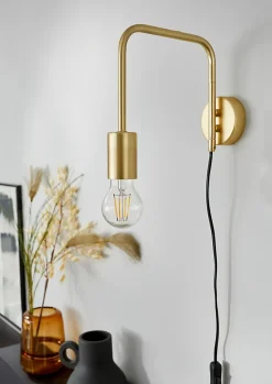 Applique murale incandescent Ghlin GoodHome E27 or