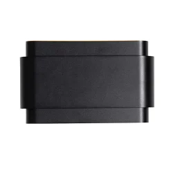 Applique murale industrielle noire 2 lumières - Coen