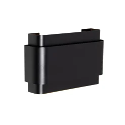 Applique murale industrielle noire 2 lumières - Coen