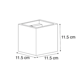 Applique murale industrielle en béton - Box