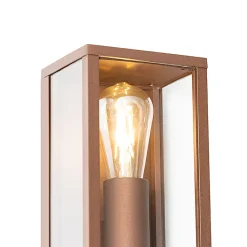 Applique murale industrielle rouille 38 cm 2 lumières IP44 - Charlois