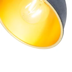 Applique murale industrielle en béton avec cuivre réglable - Liko