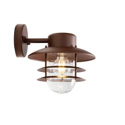 Applique murale industrielle rouille IP44 - Shell