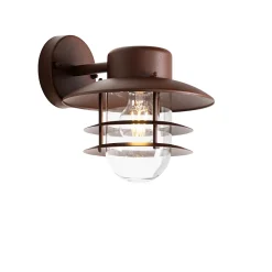 Applique murale industrielle rouille IP44 - Shell