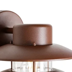 Applique murale industrielle rouille IP44 - Shell