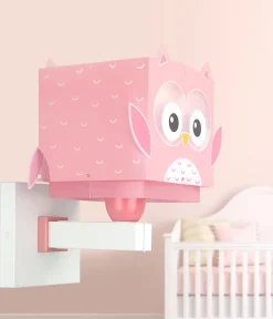Applique Murale infantil Little Pink Owl