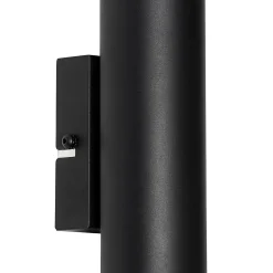 Applique murale intelligente moderne noire avec 2 GU10 Wifi - Jeana