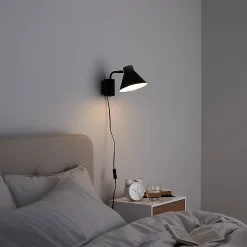 Applique murale intérieure noire E27 IP20 GoodHome Masoala