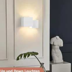 Applique Murale Intérieure Moderne en Plâtre G9 - Éclairez Votre Chambre, Couloir ou Escalier