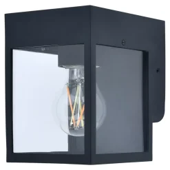 Applique murale Ironbark E27 25W IP54 Goodhome noir