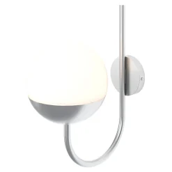 Applique murale Jarrow E27 25W IP44 GoodHome gris chrome