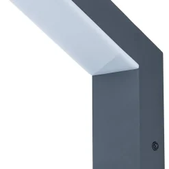 Applique murale Kalari LED intégrée 1200lm 23W IP54 GoodHome gris anthracite