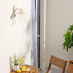 Applique murale Kebel E27 25W IP44 Goodhome beige