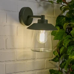 Applique murale Kebel E27 25W IP44 Goodhome vert