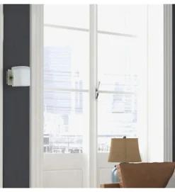 Applique murale lampe design intérieur en verre et nickel Compatible LED G9