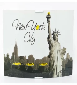 Applique murale lampe intérieur en verre New York Compatible LED E27