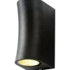 Applique Murale LED - SILUMEN - GU10 - Noir - 35W - IP44