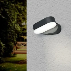 Applique Murale LED - SILUMEN - Ovale - IP54 - 6W - 110 Lumens - Blanc Neutre 4000K