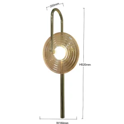 Applique murale LED ambre Light Prestige Plato CCT 3000K/4000K/6000K (réglable) 1 pc.