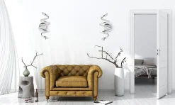 APPLIQUE MURALE LED APP828-W SPRING CHROME