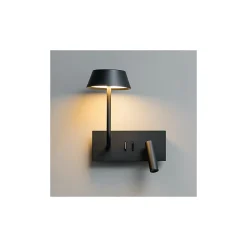 Applique murale LED avec liseuse intégrée - Fabro