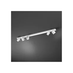 Applique murale led carrée blanche orientable ODDY 5xGu10 Perenz