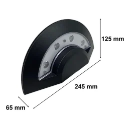 Applique Murale LED Demi Lune 4X1W IP44 - Blanc Neutre 4000K - 5500K - SILAMP